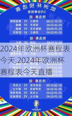 2024年欧洲杯赛程表今天,2024年欧洲杯赛程表今天直播