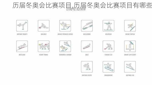 历届冬奥会比赛项目,历届冬奥会比赛项目有哪些