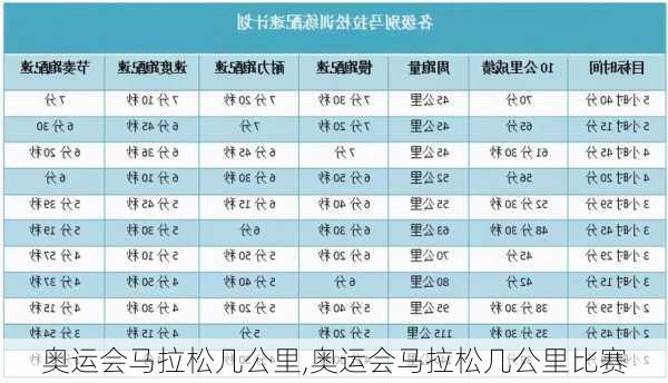 奥运会马拉松几公里,奥运会马拉松几公里比赛