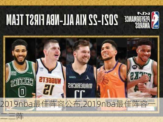 2019nba最佳阵容公布,2019nba最佳阵容一二三阵