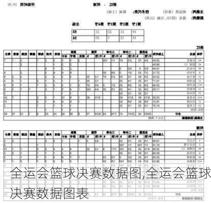 全运会篮球决赛数据图,全运会篮球决赛数据图表