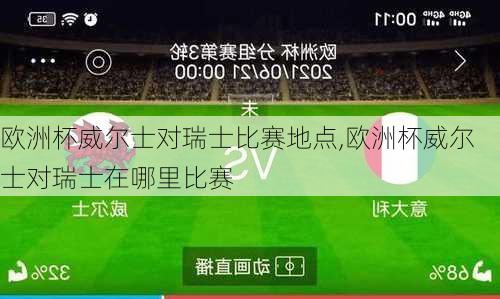 欧洲杯威尔士对瑞士比赛地点,欧洲杯威尔士对瑞士在哪里比赛