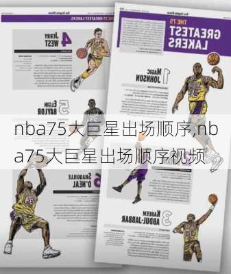 nba75大巨星出场顺序,nba75大巨星出场顺序视频