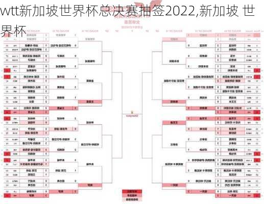 wtt新加坡世界杯总决赛抽签2022,新加坡 世界杯