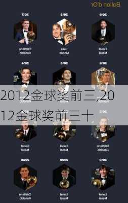 2012金球奖前三,2012金球奖前三十