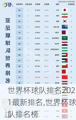 世界杯球队排名2021最新排名,世界杯球队排名榜