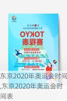 东京2020年奥运会时间,东京2020年奥运会时间表