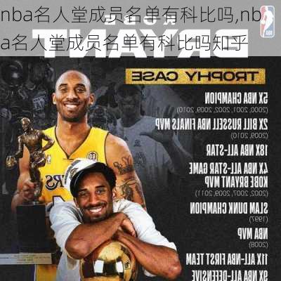 nba名人堂成员名单有科比吗,nba名人堂成员名单有科比吗知乎