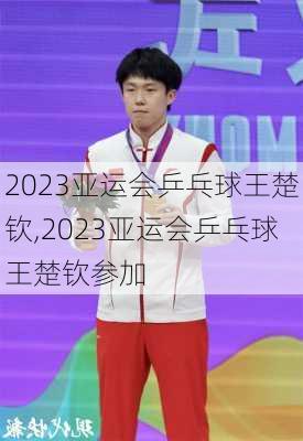 2023亚运会乒乓球王楚钦,2023亚运会乒乓球王楚钦参加