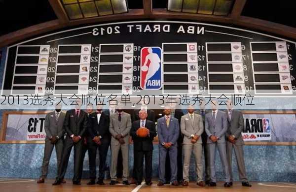 2013选秀大会顺位名单,2013年选秀大会顺位