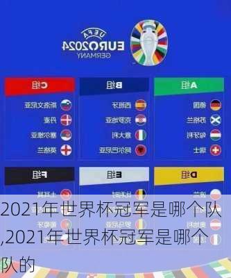 2021年世界杯冠军是哪个队,2021年世界杯冠军是哪个队的