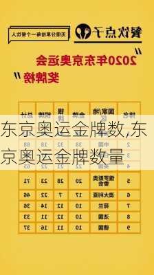 东京奥运金牌数,东京奥运金牌数量