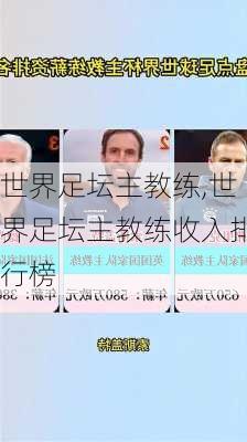 世界足坛主教练,世界足坛主教练收入排行榜