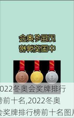 2022冬奥会奖牌排行榜前十名,2022冬奥会奖牌排行榜前十名图片