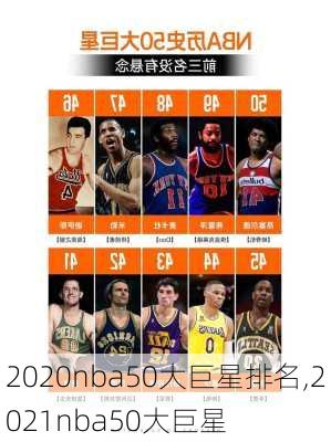 2020nba50大巨星排名,2021nba50大巨星