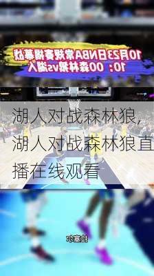 湖人对战森林狼,湖人对战森林狼直播在线观看