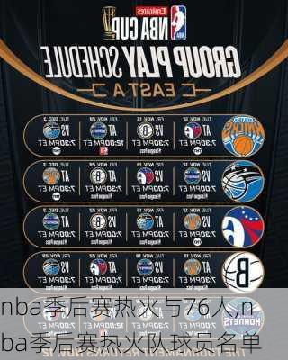 nba季后赛热火与76人,nba季后赛热火队球员名单