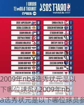 2009年nba选秀状元是以下哪位球员?,2009年nba选秀状元是以下哪位球员参加